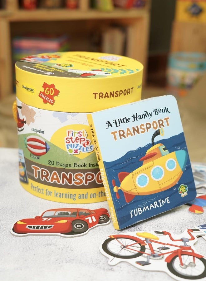 The Book Tree Transport Puzzle Box for Kids - 60 Piece Transport Jigsaw & Toddler Puzzles with 1 Board Book-Educational Toy for Cognitive Development | Return & Birthday Gifts by Majestic Book Club - Image 2